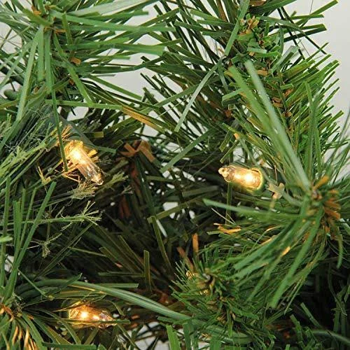 7.5' Pre-Lit Atlanta Mixed Cashmere Pine Medium Artificial Christmas Tree - Clear Lights, Green