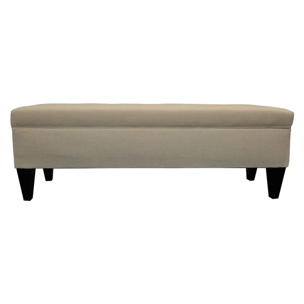 Sole Designs Brooke Bonjour 10-Button Tufted Storage Bench - Natural