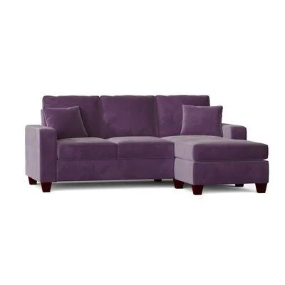 Morpheus 82x22 Wide Right Hand Facing Sofa & Chaise Mercury Row Body Fabric: Liberty Dahila