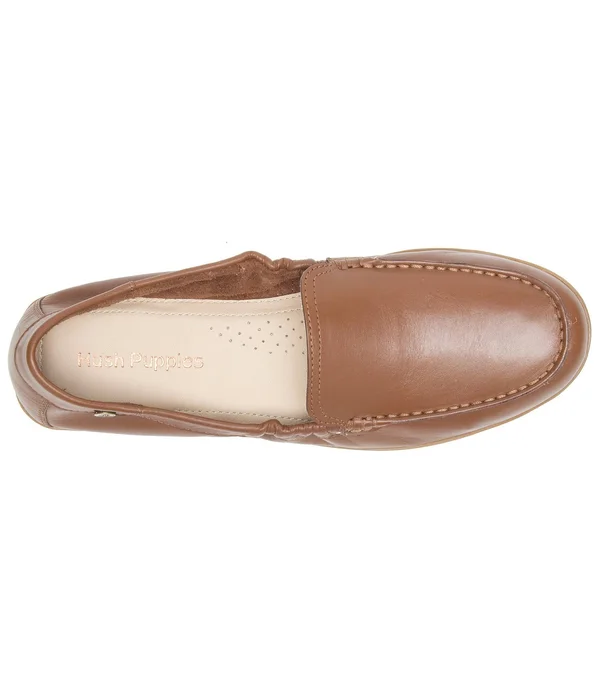 Women's Hush Puppies Aidi Mocc Slip-On Black Leather - in Size 6.5