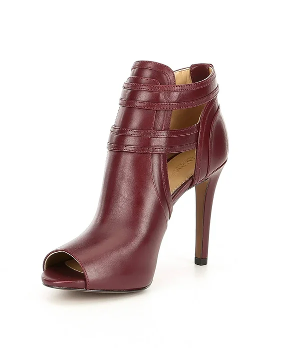 Michael Michael Kors Black Blaze Open Toe Bootie