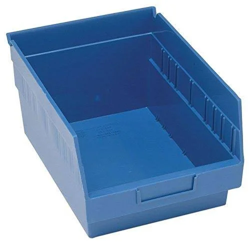 Quantum Storage Systems K-QSB207BL-8 Blue Shelf Bin, 11-5/8x22L x 8-3/8x22W x 6x22H