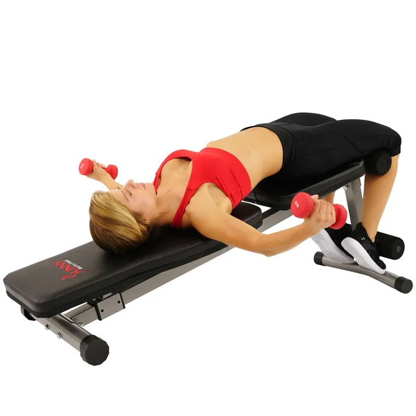 Sunny Health & Fitness SF-BH6506 Flat Incline Decline Bench