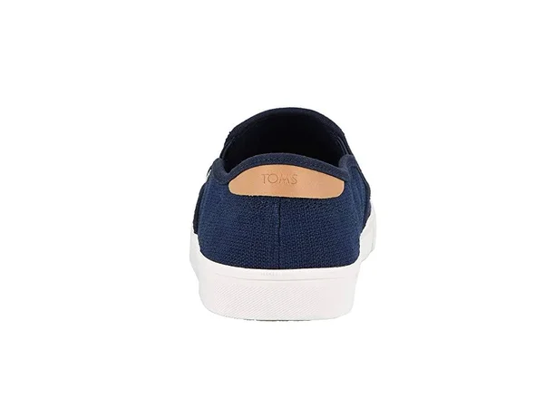 Toms Blue Navy Heritage Canvas Men's Baja Slip-Ons Shoes