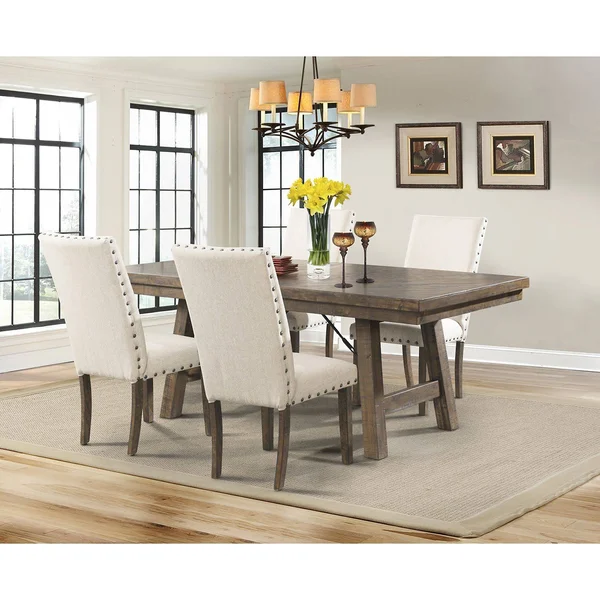 Picket House Furnishings Dex Upholstered Dining Chair Set - Cream - 2 pack