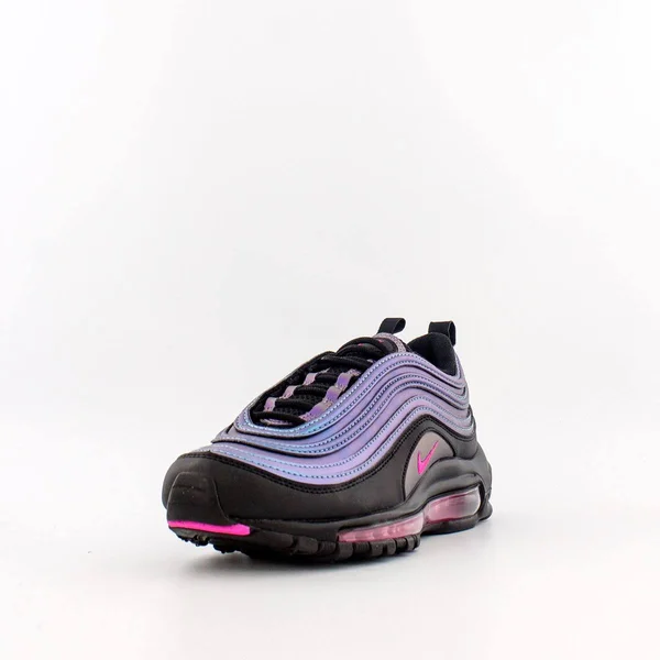 Nike Air Max 97 Shoes Black/Laser Fuchsia Size 4.5