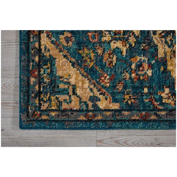 Nourison 2020 NR206 Area Rug - Teal, 2&3x22 x 11&