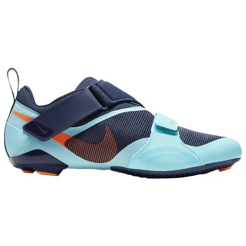 Nike SuperRep Cycle - Mens Casual Training Shoes - Blue Void/Total Orange/Copa - Size 7.0