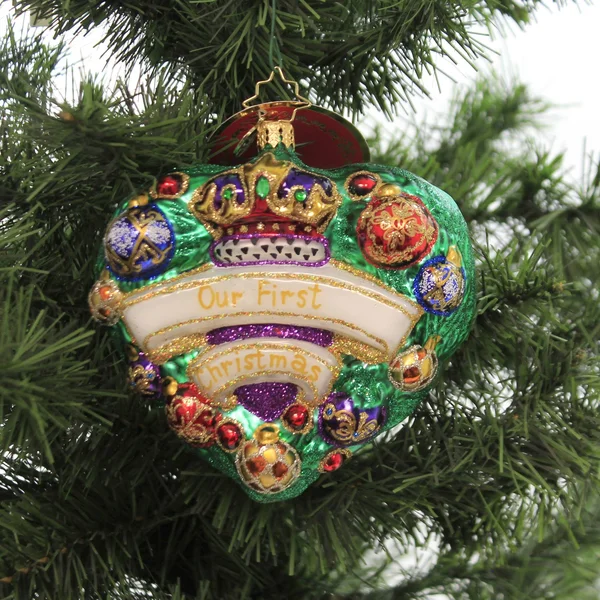 Evergreen Is My Heart Ornament by Christopher Radko