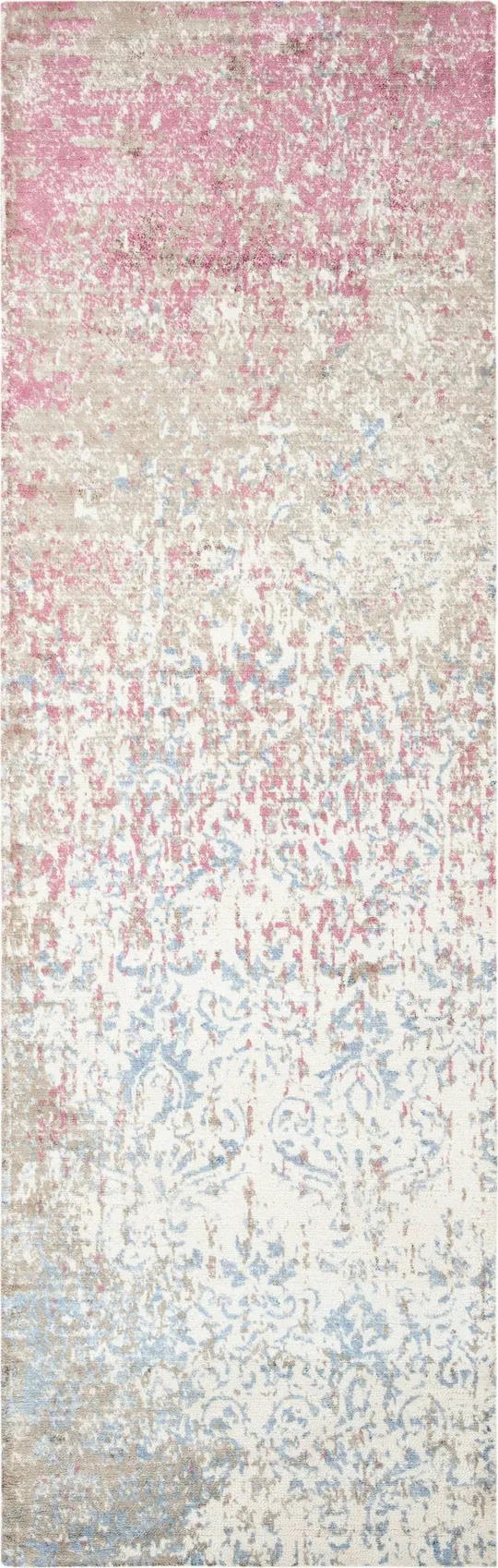 Safavieh Expression 477 Area Rug, Ivory, Blue, 2&6x22 x 8& Rectangle