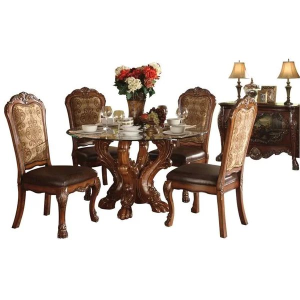 Acme Furniture Dresden Cherry Oak Side Chair - Set of 2