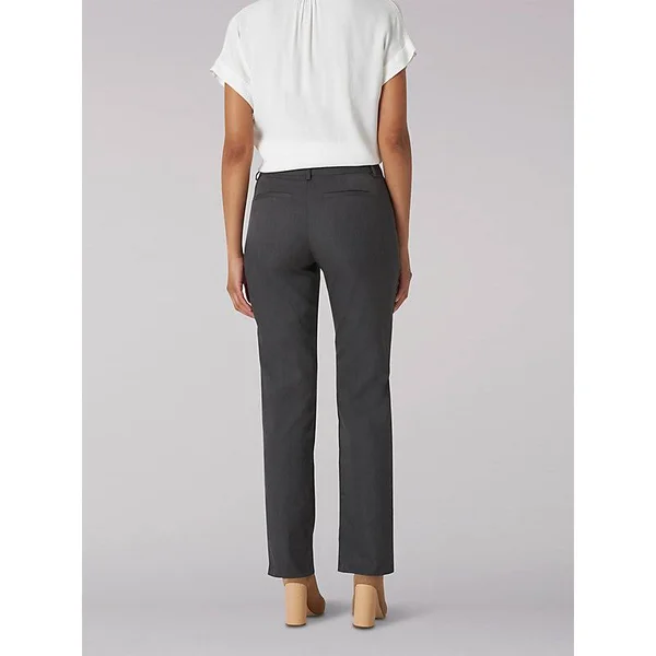 Lee Women's Wrinkle Free Relaxed Fit Straight Leg Pant