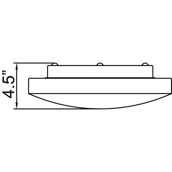 Access Lighting 50162leddlp-wh-opl 19 in. Orion LED White Flush Mount