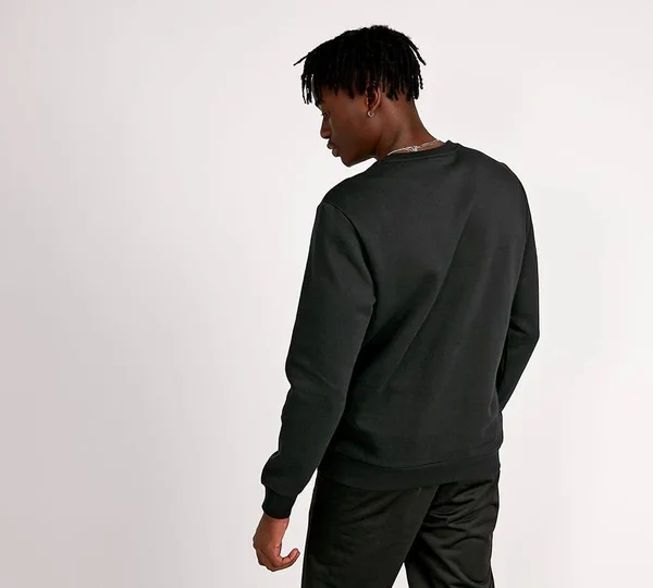 Puma Essential Logo Crew Fleece Sweatshirt - Mens - Black