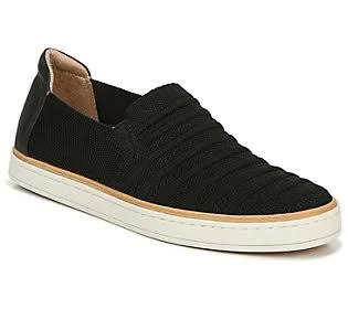Soul Naturalizer Slip-On Loafer Flats - Kemper - Size 8-1/2 Medium, Black Knit