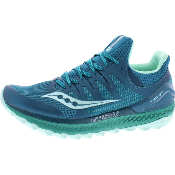 Saucony Womens Xodus ISO 3 Performance Sport Running Shoes - Women's, Size: 5.5, Green