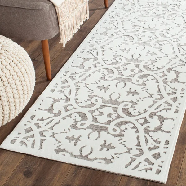 Safavieh Paradise Rug PAR636 Ivory, Dark Grey, 4& x 6&