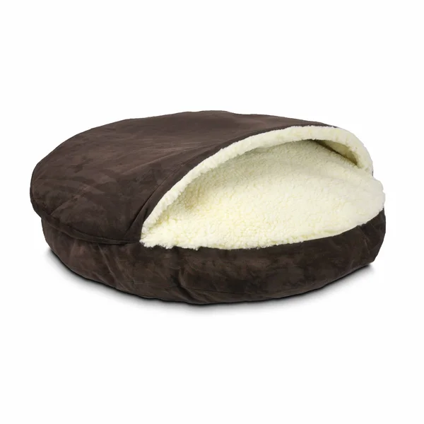 Snoozer Luxury Orthopedic Cozy Cave Pet Bed X-Large Hot Fudge