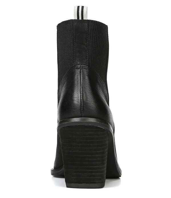 Women's Dr. Scholl&s Original Collection Mania Wedge Bootie Black Leather 6 M