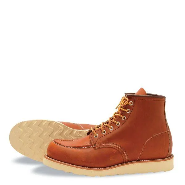 6” Classic Moc-Toe Work Boots - Leather, Factory 2nds (FOR Men) - Brown Oro Legacy (7.5 )