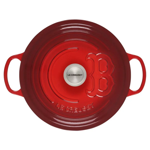 Le Creuset 7.25 qt. Cerise MLB Boston Red Sox Round Dutch Oven