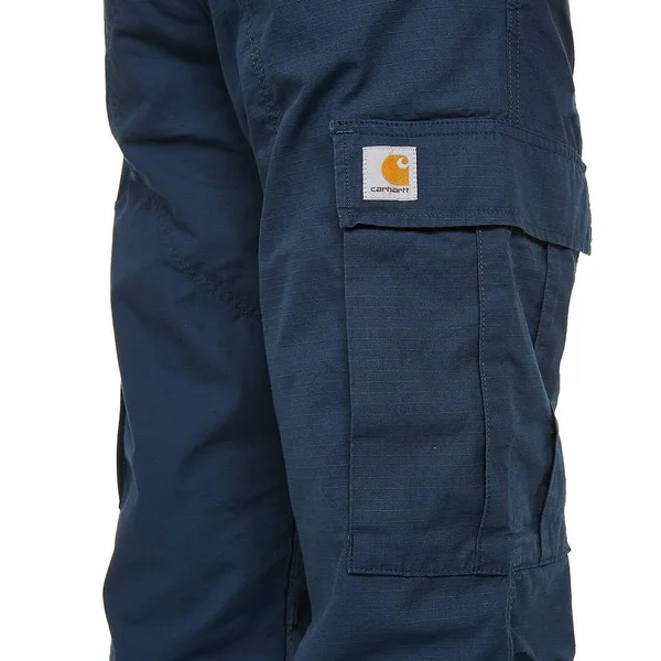 Carhartt WIP Regular Cargo Pant Columbia Ripstop - 6.5 oz - Admiral Rinsed - 32/34 - Men