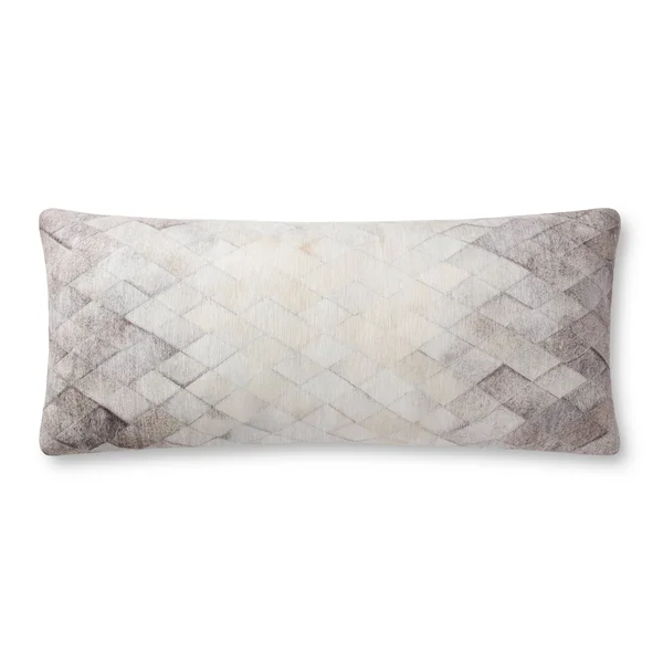 Loloi P0897 Grey/Multi Pillow Down-Pillow 13x22W x 35x22L