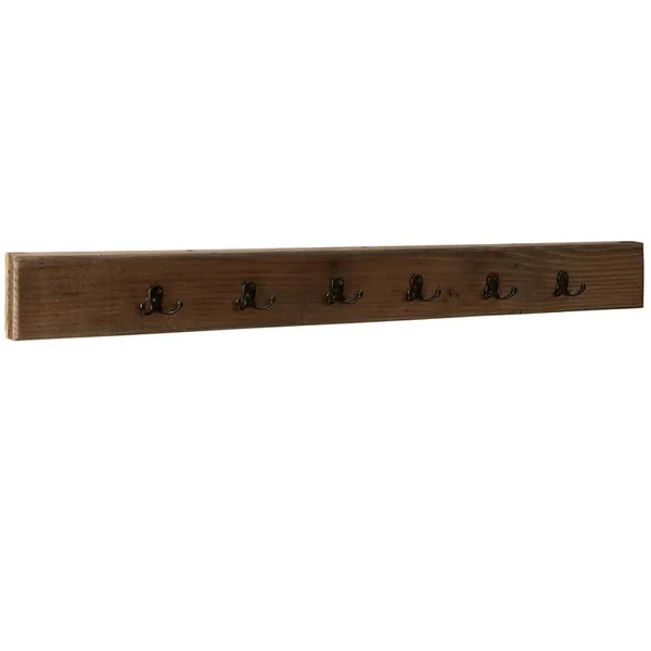 Modesto 48x22 Metal and Reclaimed Wood Storage Coat Hook with Bench