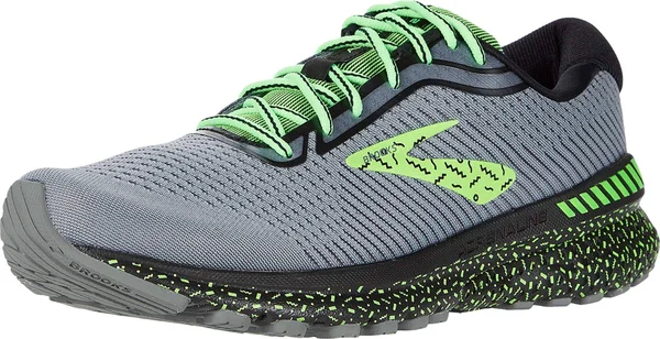 Brooks Adrenaline GTS 20 (Grey/Black/Gecko) Men's Running Shoes