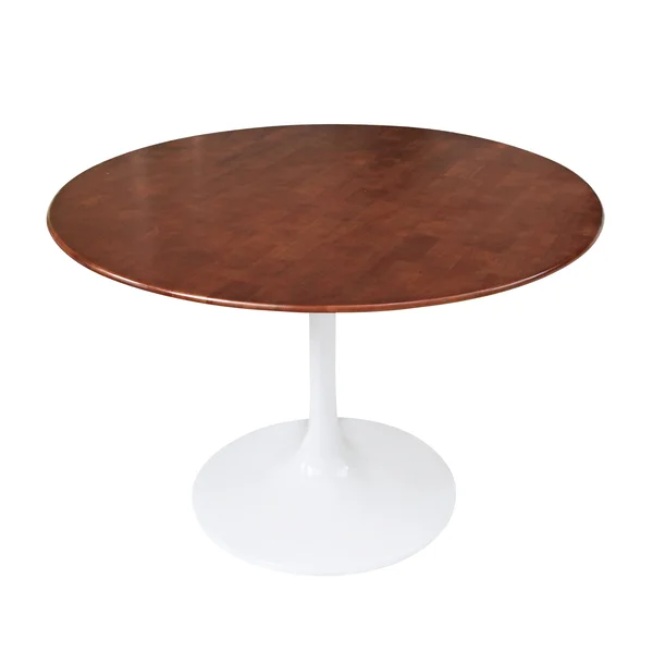 Fine Mod Imports Flower Table Wood Top 30 Inches - Walnut