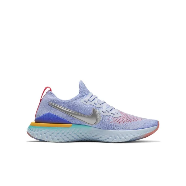 Nike Epic React Flyknit 2 GS &Aluminum& Youth Sneakers - Size 4.5