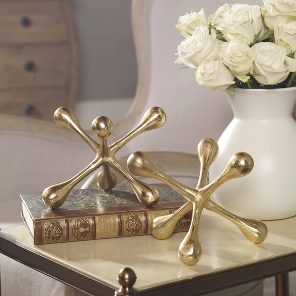 Uttermost 18964 Harlan Brass Objects - Set of 2
