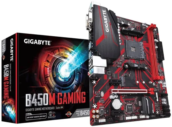 Gigabyte B450M Gaming Motherboard Socket AM4 AMD B450 Micro ATX