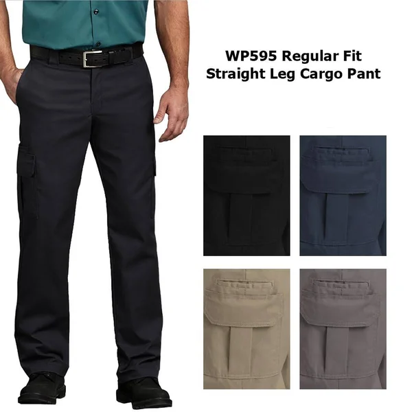 Dickies Men's Flex Regular Fit Straight Leg Work Cargo Pants - Dark Navy - 30x30
