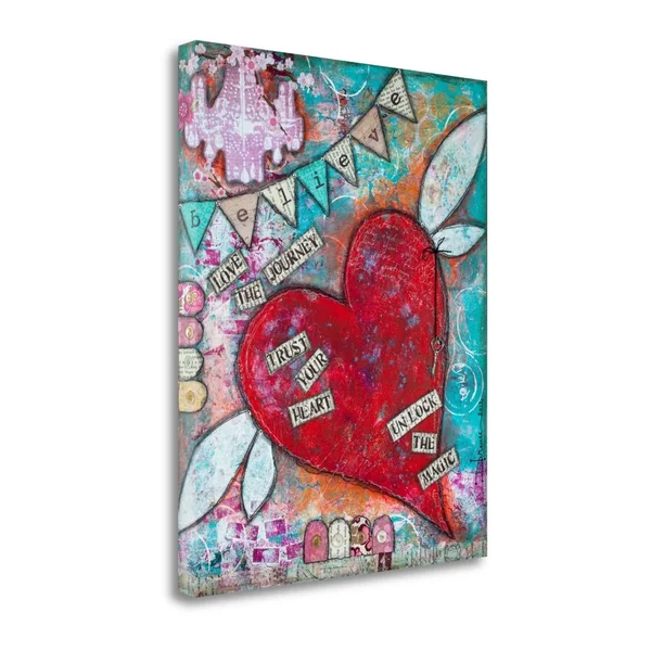 31x22 x 25x22 Believe by Denise Braun Fine Art Giclee Print