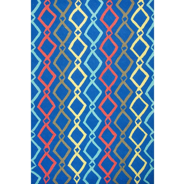 Kas Shelby 6301 Blue Groove Area Rug 5& x 7&