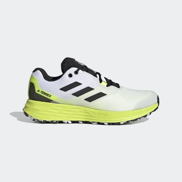 Adidas Men's Terrex Two Flow Trail Running Shoes in White/White Size 8.0