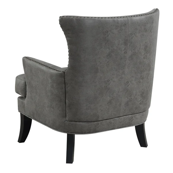 Copper Grove Fatumanongi Transitional Nailhead Accent Chair - Fog