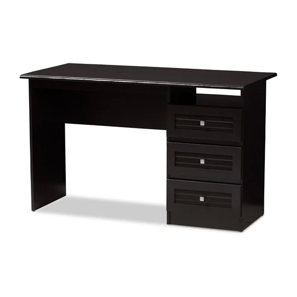 Baxton Studio Carine Modern & Contemporary Wenge Brown Finished Desk
