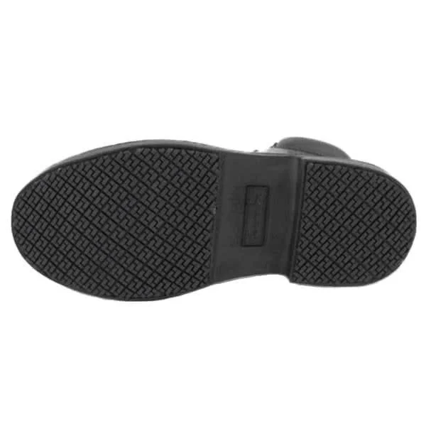 Genuine Grip Men's Slip-Resistant Waterproof Steel Toe Work Boot #7161 Black - Wide Width - Size: 7.5