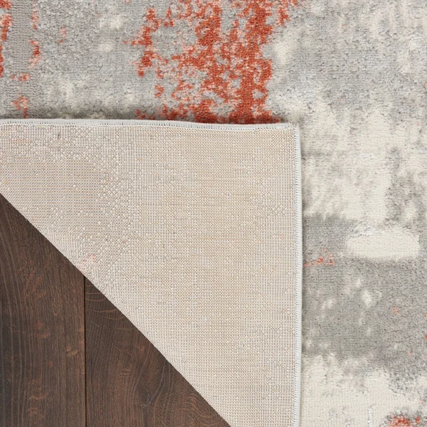 Nourison Elation ETN06 Area Rug - Grey Brick, 9& x 12&