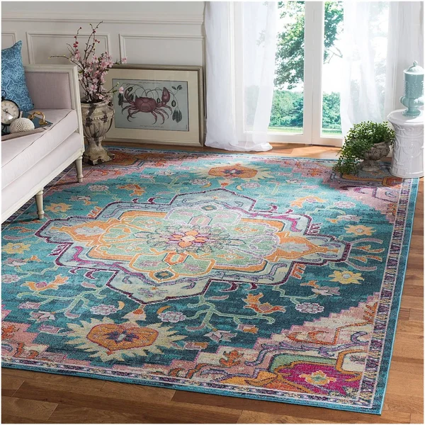 Safavieh Crystal Traditional Area Rug Collection - Square 7& CRS501T-7SQ