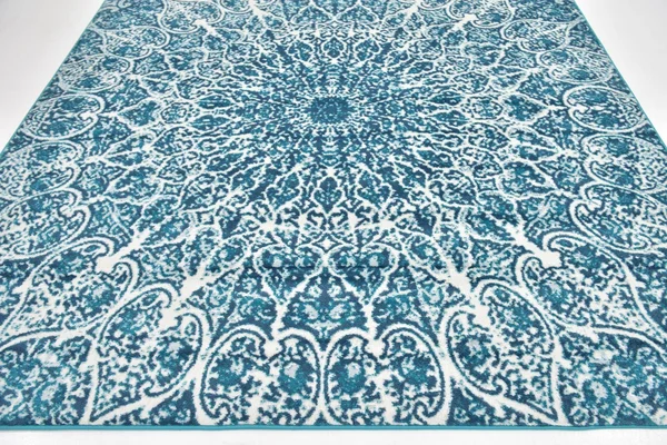 Unique Loom 3141448 8 x 8 ft. Grace Sofia Square Rug Turquoise