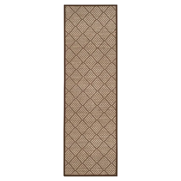 Safavieh Natural Fiber Natural & Brown 8& x 10& Rug