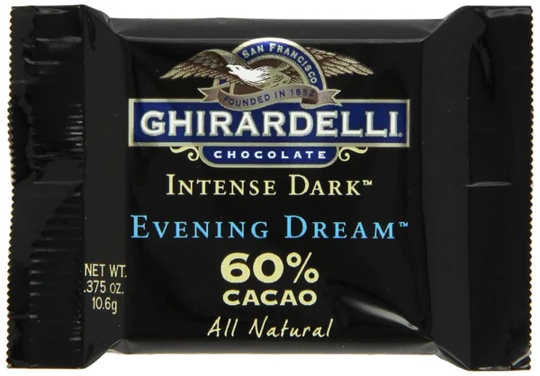 Ghirardelli Intense Dark Chocolate 60% Cacao Squares Case Pack, 540 ct