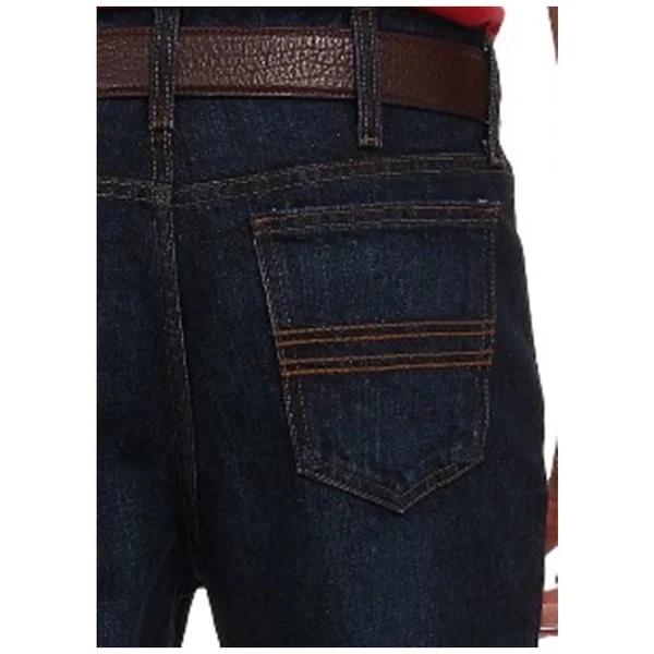 Cinch Mens Silver Label Dark Wash Jeans