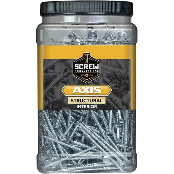 Screw Products Axis #10 Interior STRUCTURAL Wood Screw - 5 lbs - 6x22