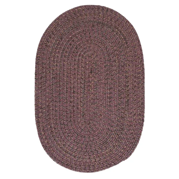 Colonial Mills Hillsdale Braided Reversible Rug USA Made - 3& x 5& Oval - Navy