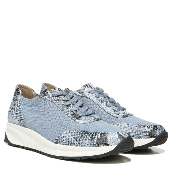 Naturalizer Nash Lace-Up Sneakers - Sand Drift Lizard Fly Knit