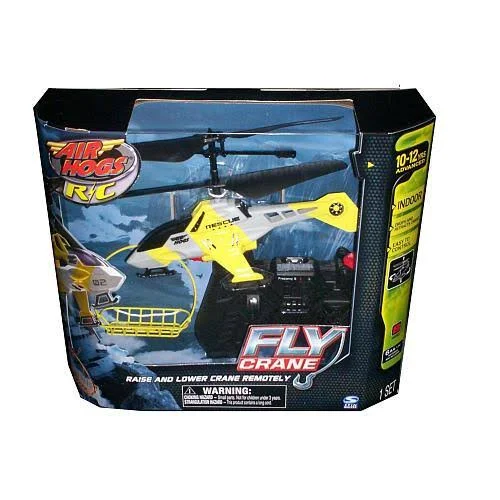 Air Hogs Radio Control Fly Crane Helicopter - Yellow